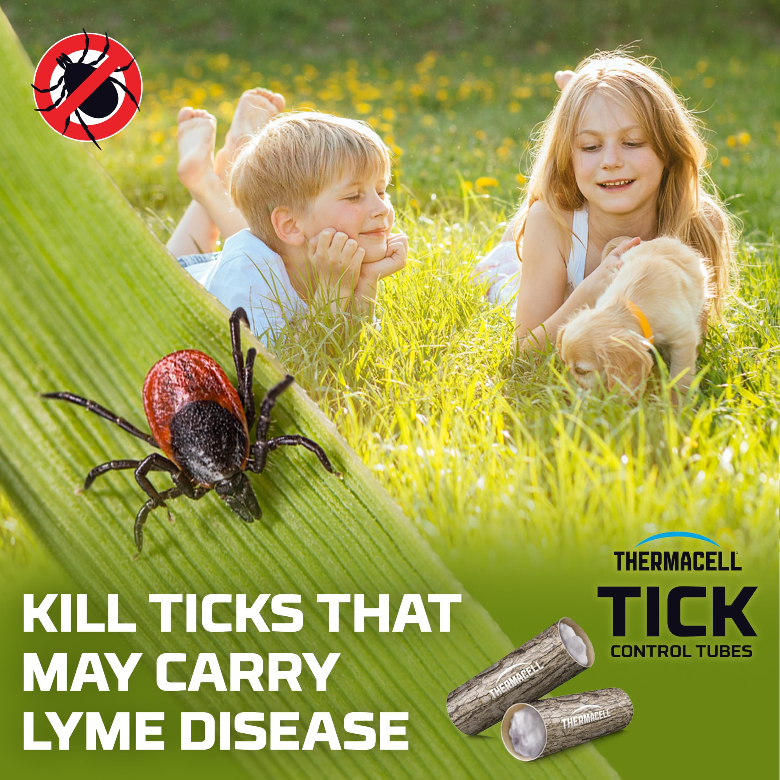 Thermacell Tick Control Tubes 12-pack ready for seasonal treatment.