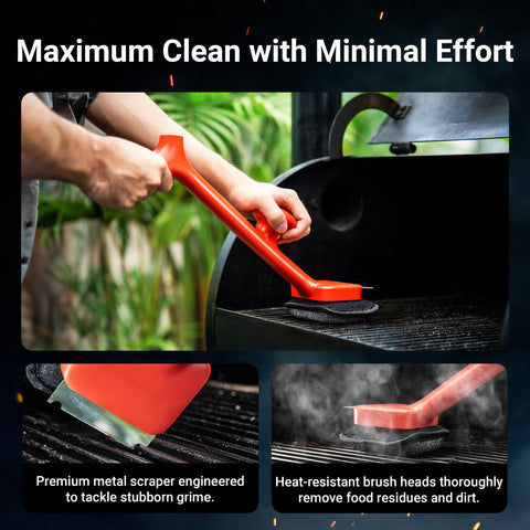 ThermoMaven BQ03 dishwasher-safe cleaning pad for quick cleanup.