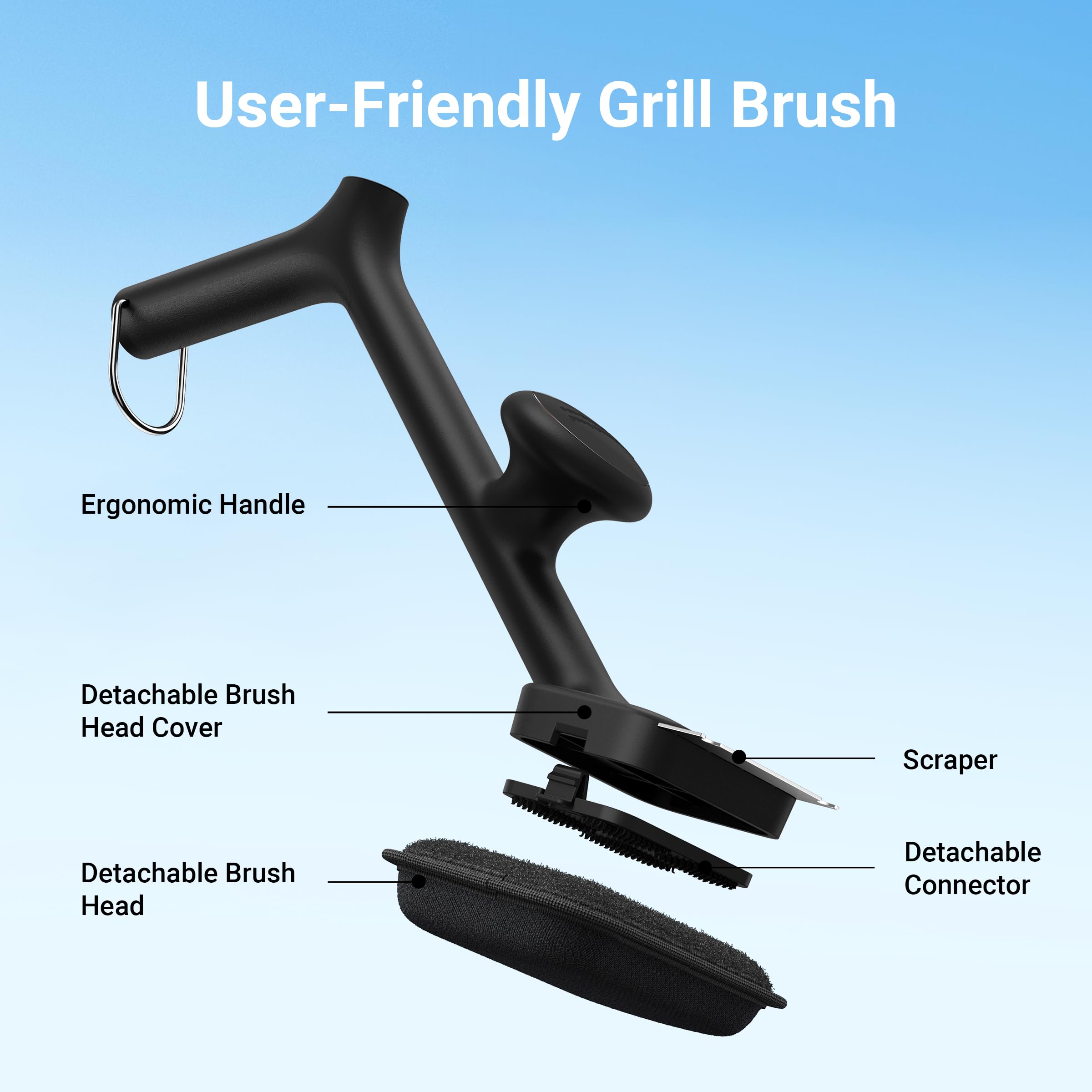 ThermoMaven brush heads 3-pack for easy replacement and care.