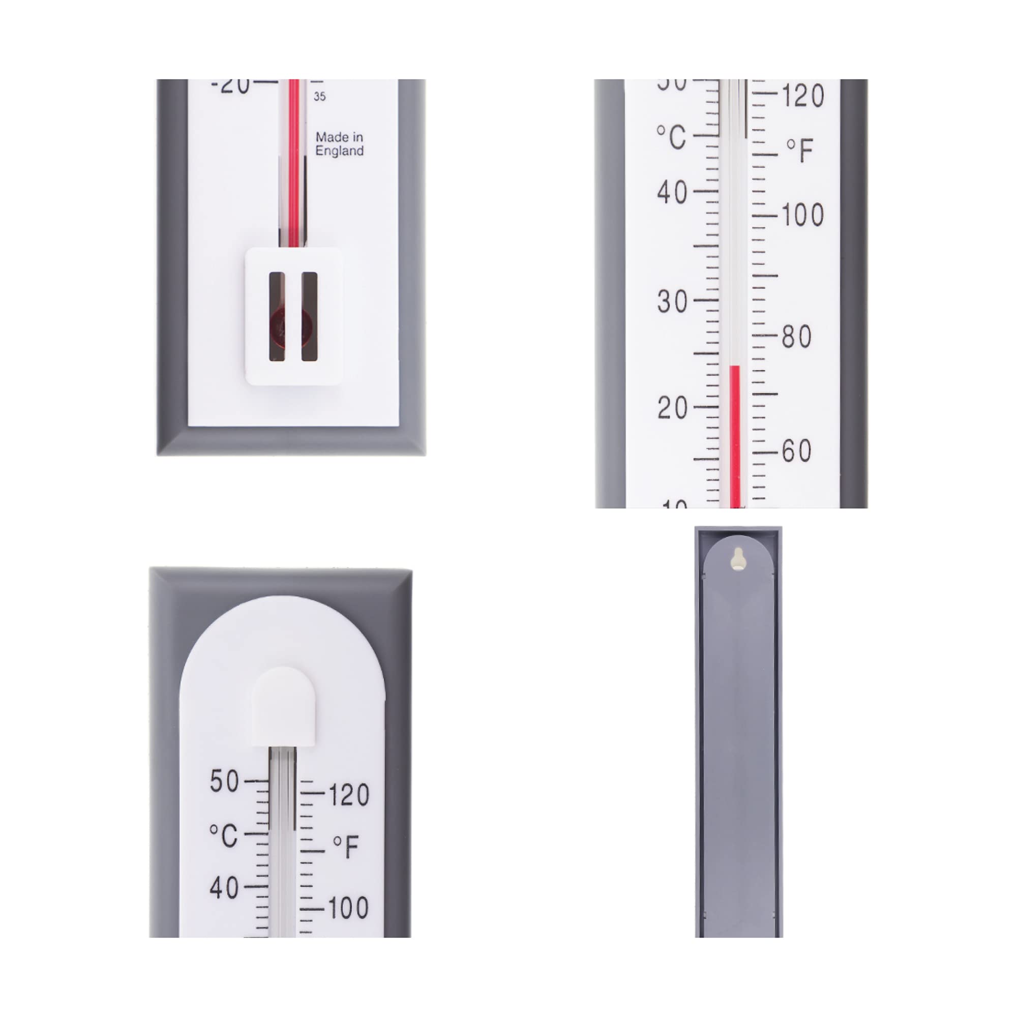 Thermometer World garden greenhouse monitor reading ambient climate.