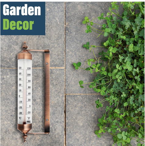 Thermometer World garden patio use in outdoor spaces.