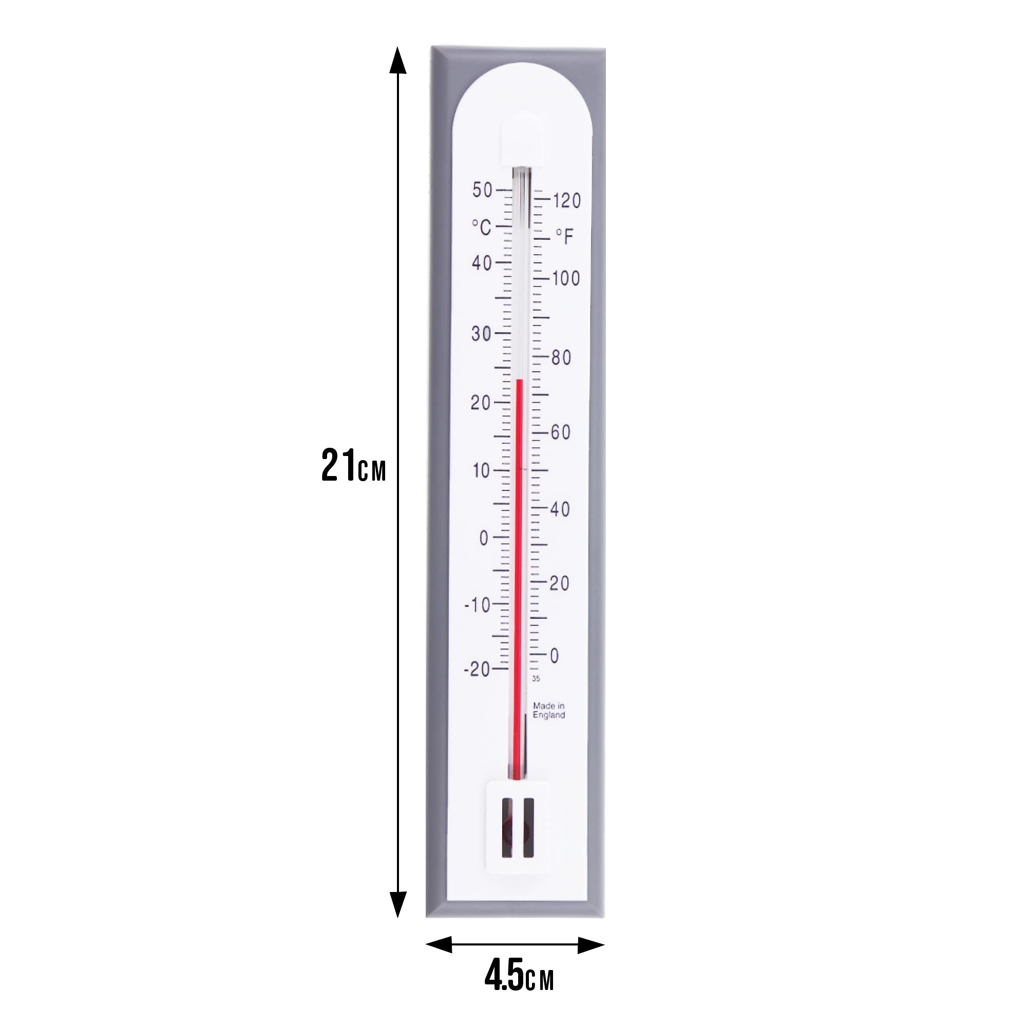 Thermometer World outdoor temperature display visible on a balcony mount.