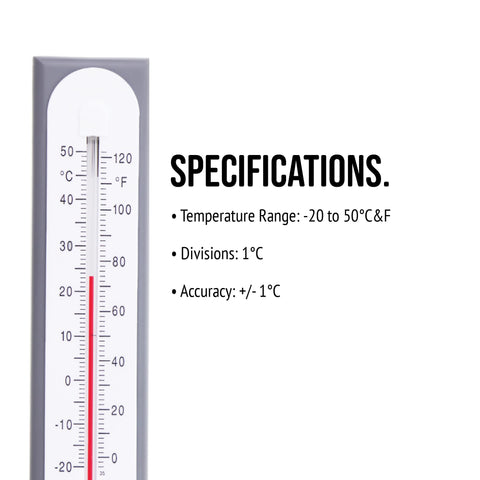 Thermometer World wall-mounted sensor blends with home decor.