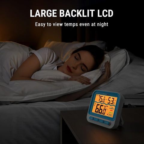 ThermoPro hot tub mode switch provides precise comfort indicators.