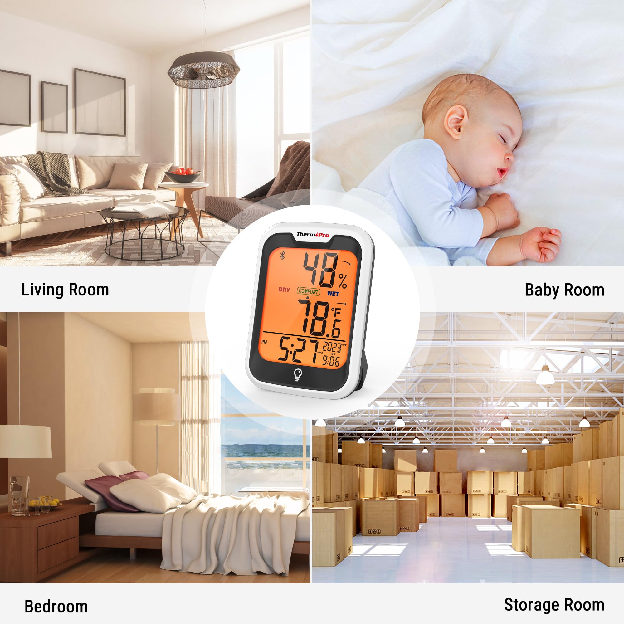 Privacy-focused ThermoPro app with secure data handling.