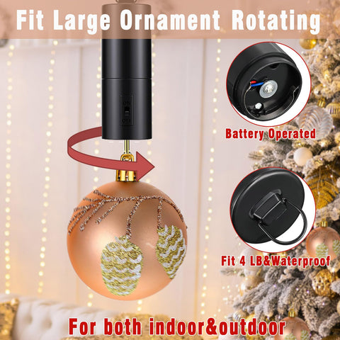 Therwen black spinner motor suitable for Mardi Gras decorations.