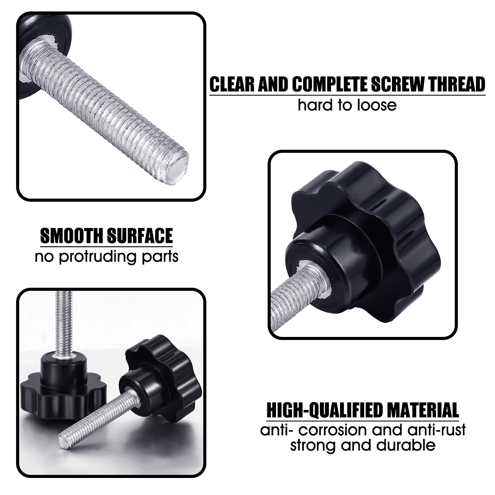 Therwen galvanized iron hooks provide weather-resistant durability for year-round use.