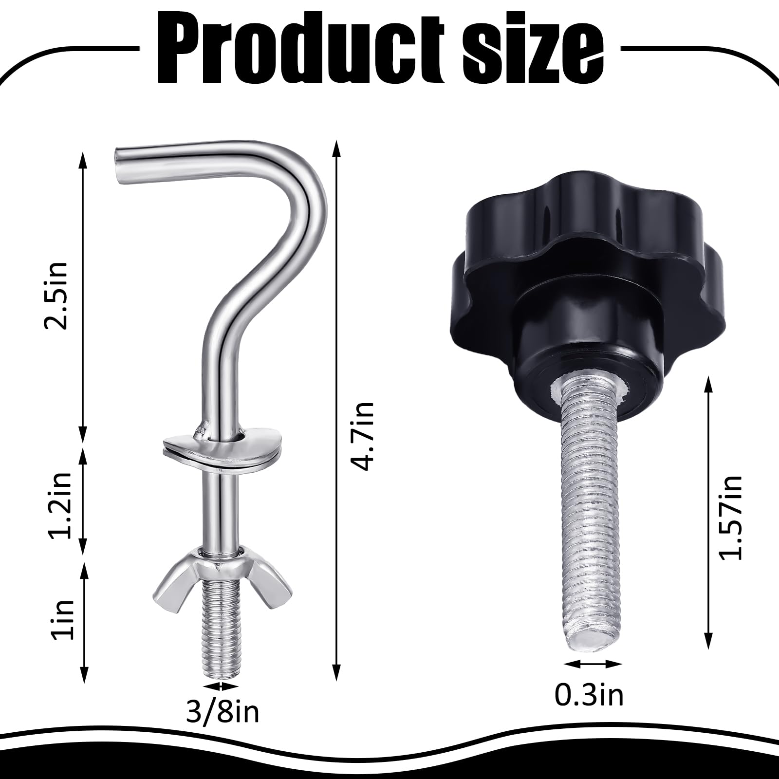 Therwen hammock stand hooks ready for secure anchoring outdoors.