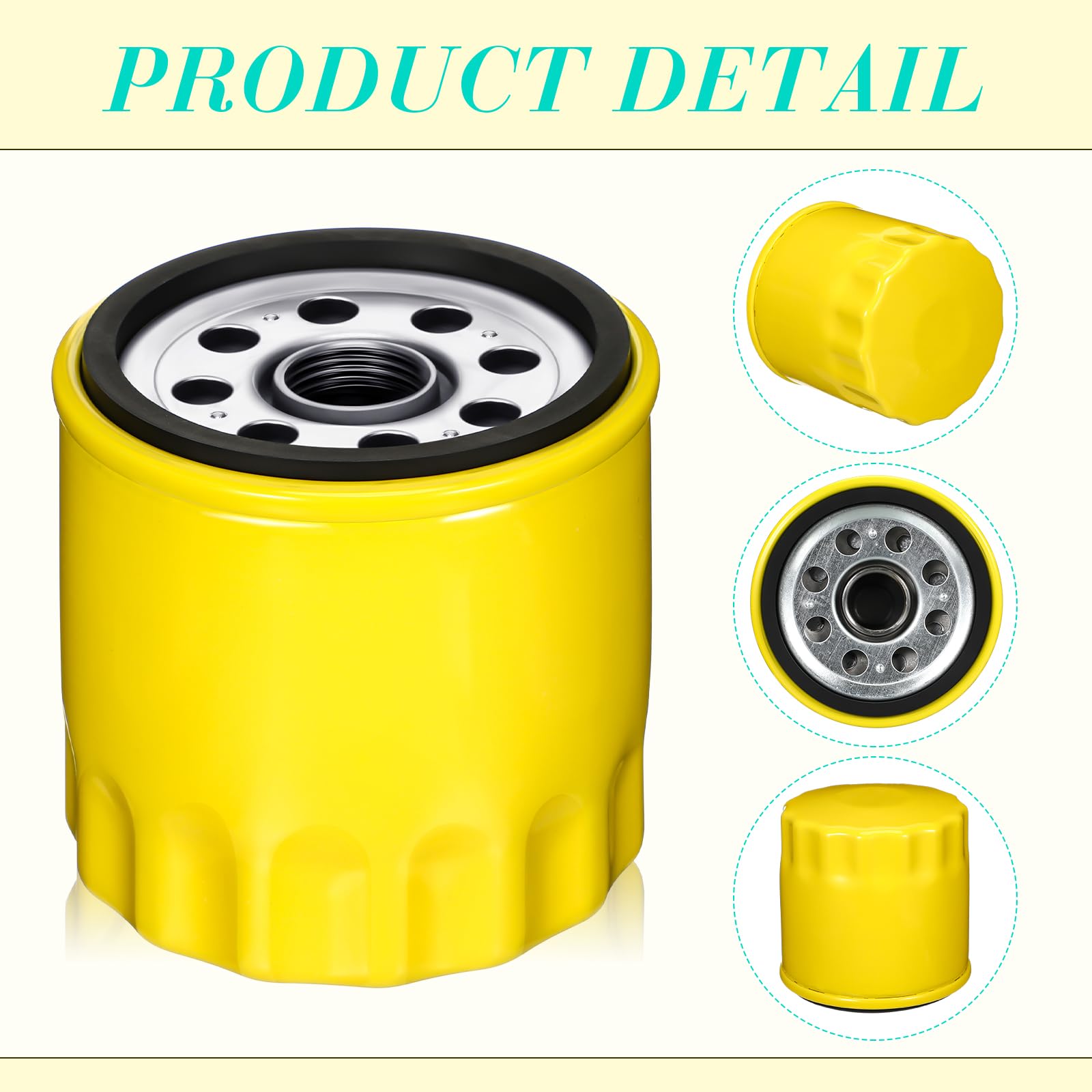 Therwen oil filter gasket seal provides leak resistance during operation