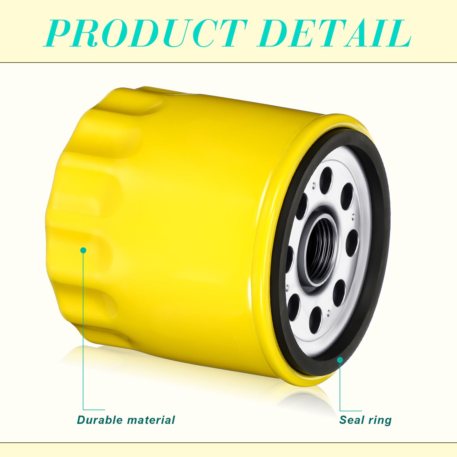 Therwen oil filter metal body construction for durability