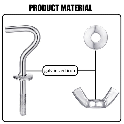 Therwen umbrella screw knobs designed for strong hammock installation.