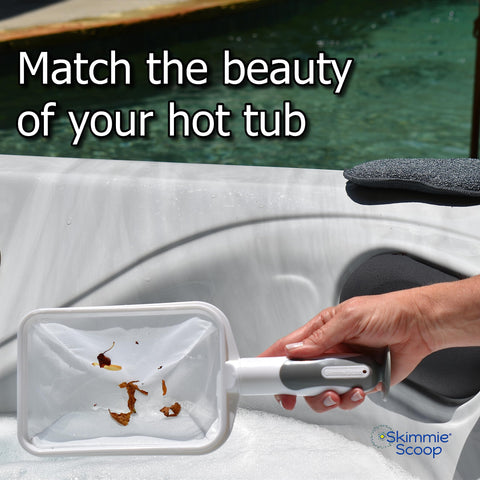 The Skimmie Scoop lightweight and durable ABS construction stands up to regular cleaning.