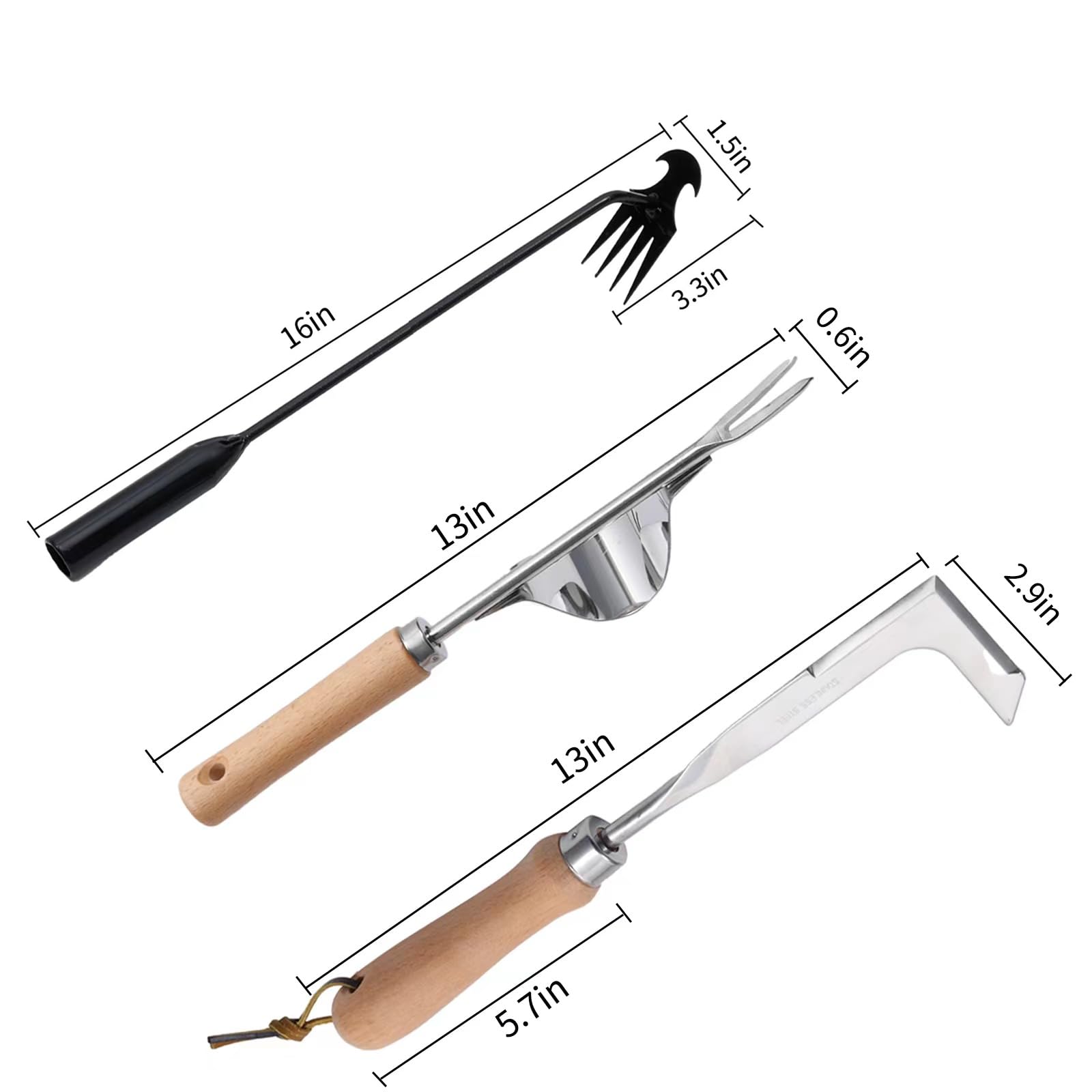 Theuzi hand weeder provides precise weed removal in tight spaces