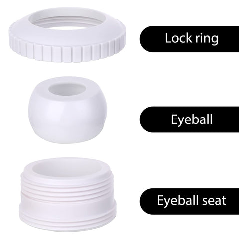 Thinp pool return jet in ABS plastic highlights corrosion resistance