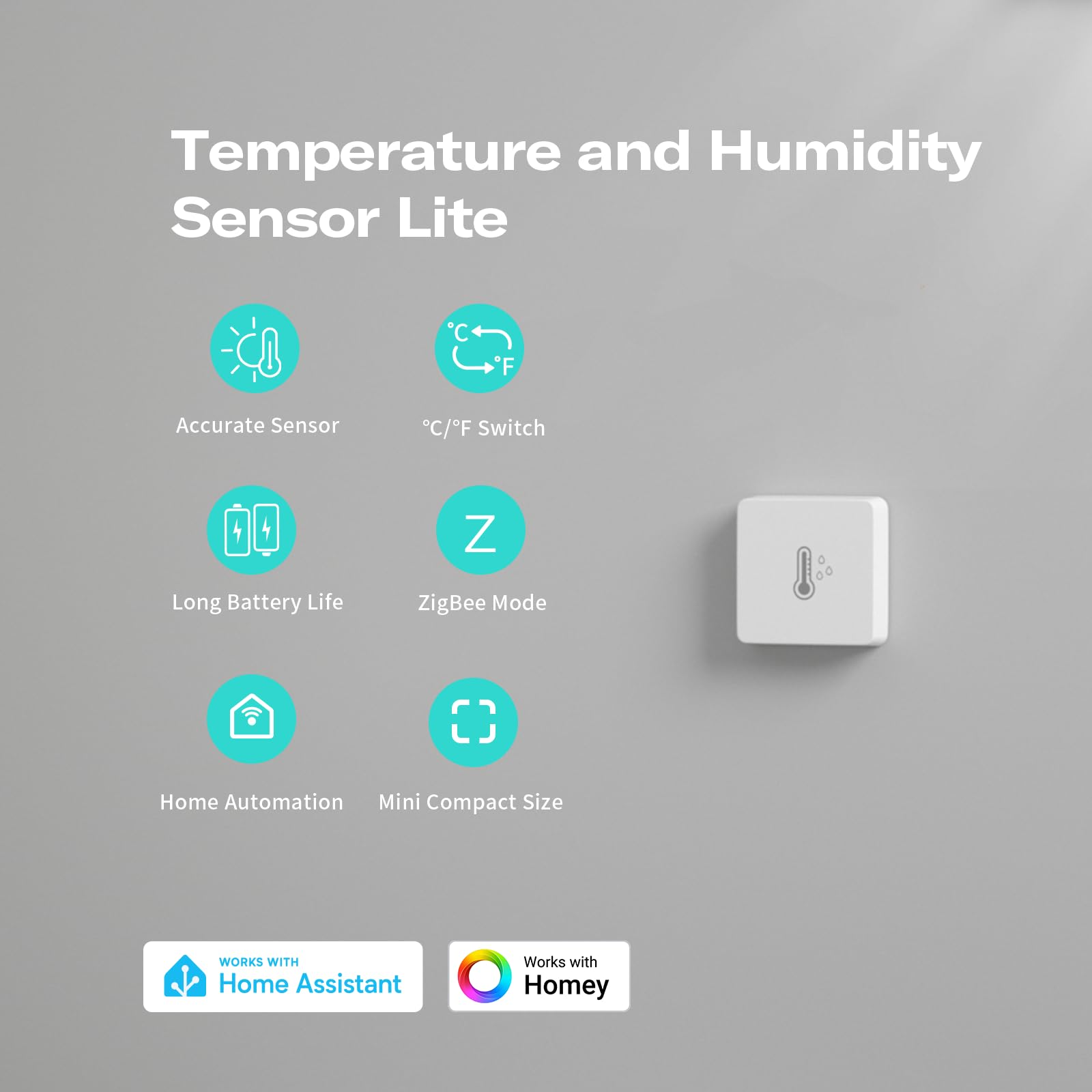 THIRDREALITY Zigbee Sensor Lite installation setup demonstrating quick placement