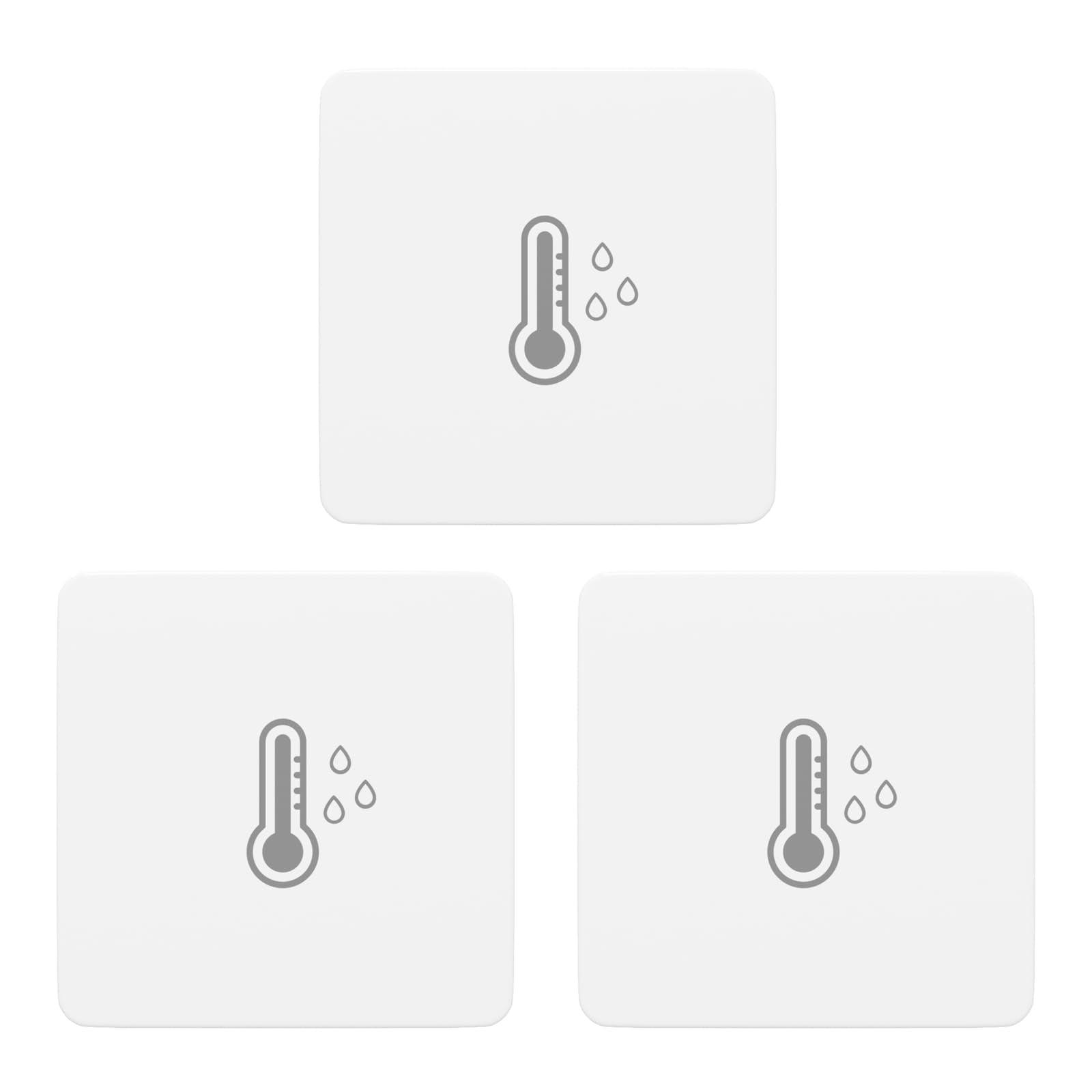 THIRDREALITY Zigbee Sensor Lite pack image showing three compact thermometers for home monitoring