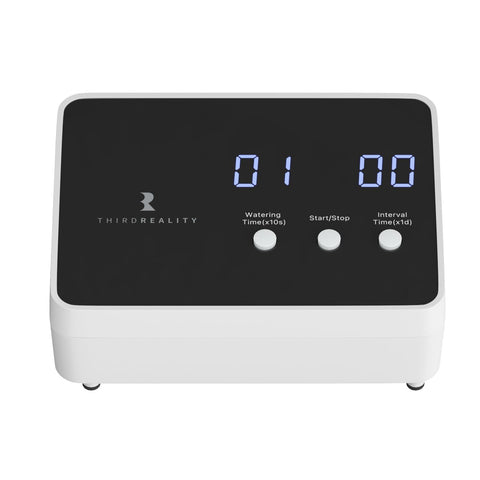 ThirdReality Zigbee watering kit front view enabling compact indoor irrigation.