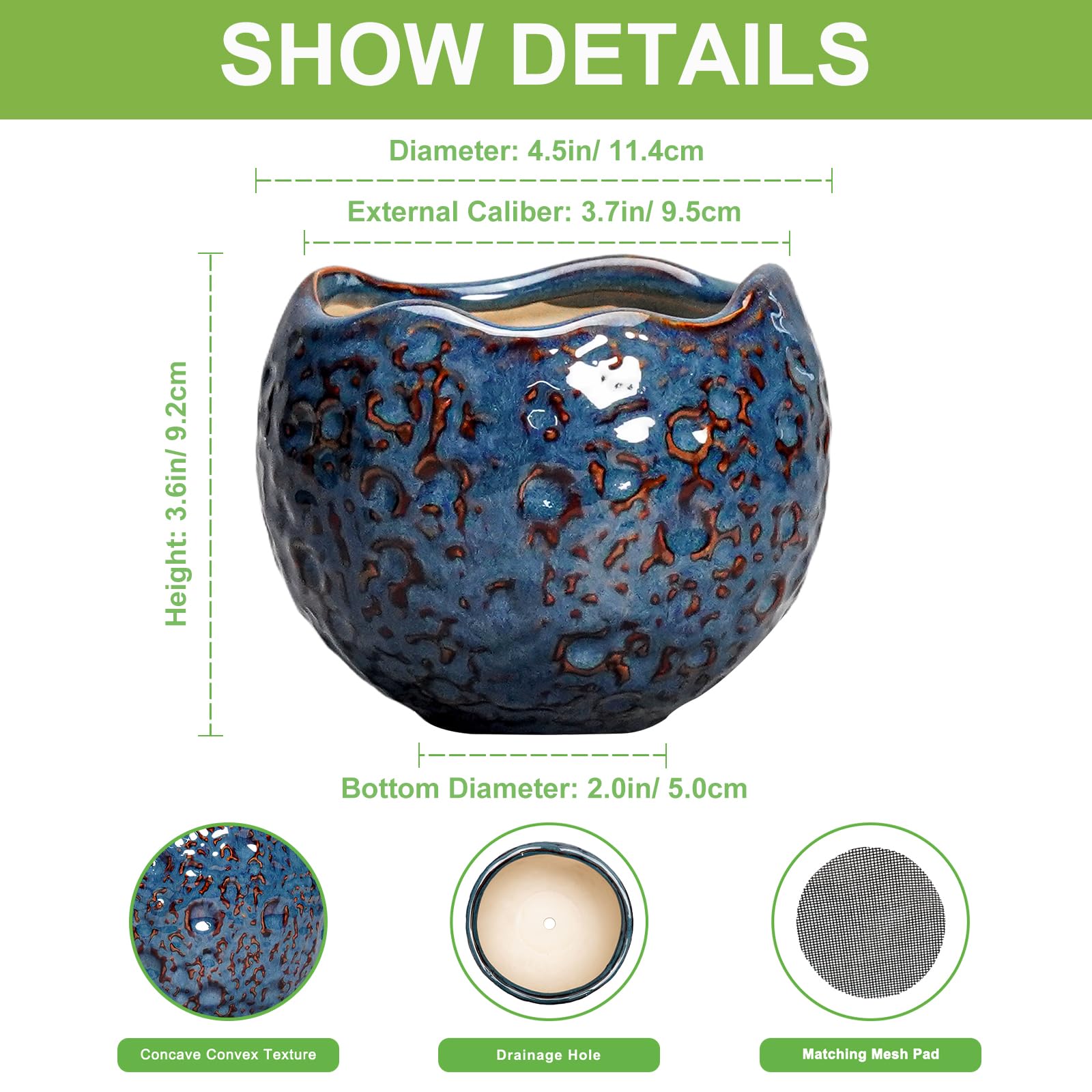 Thirtypot pot with drainage hole supports healthy root moisture.