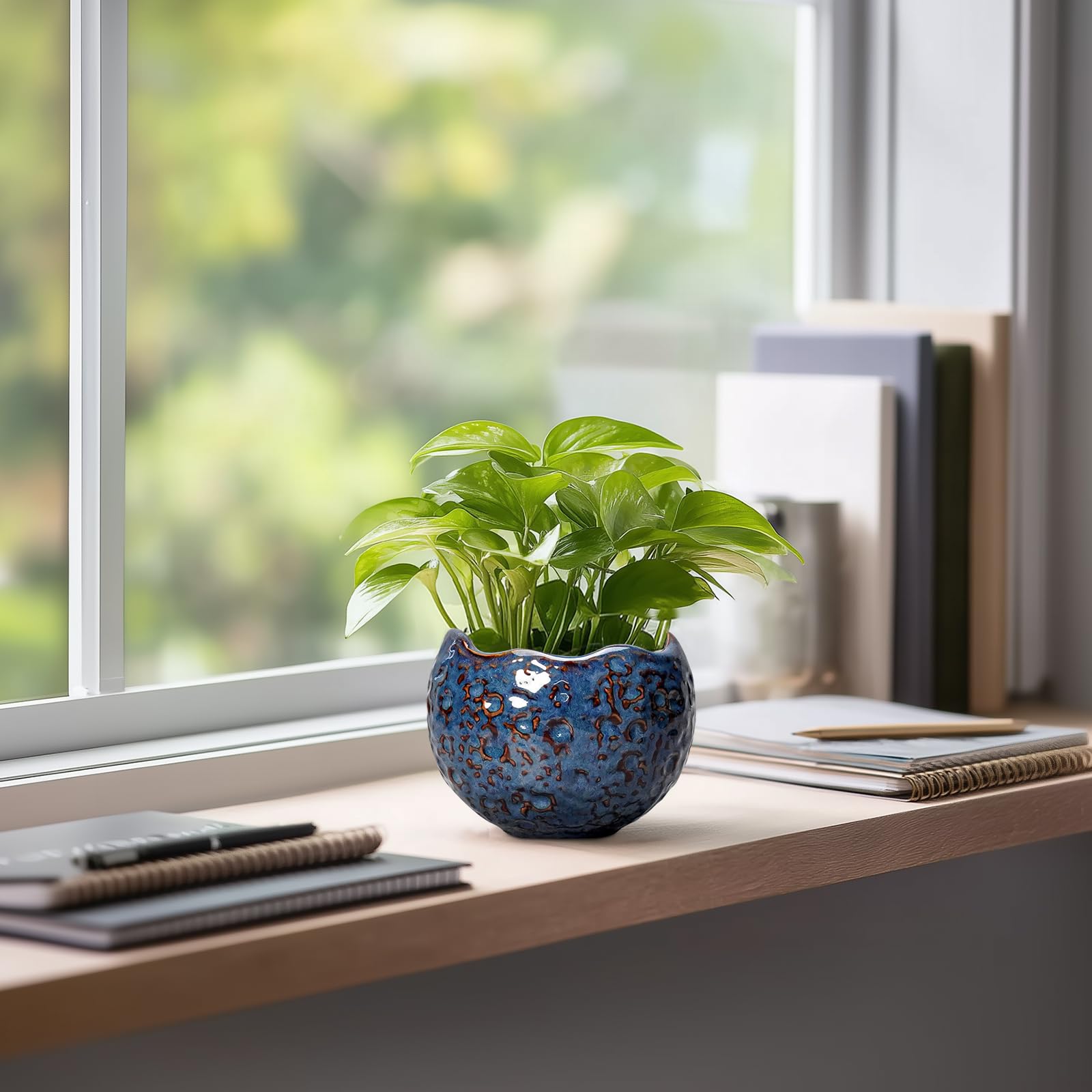 Thirtypot indoor outdoor plant pot for small plants.