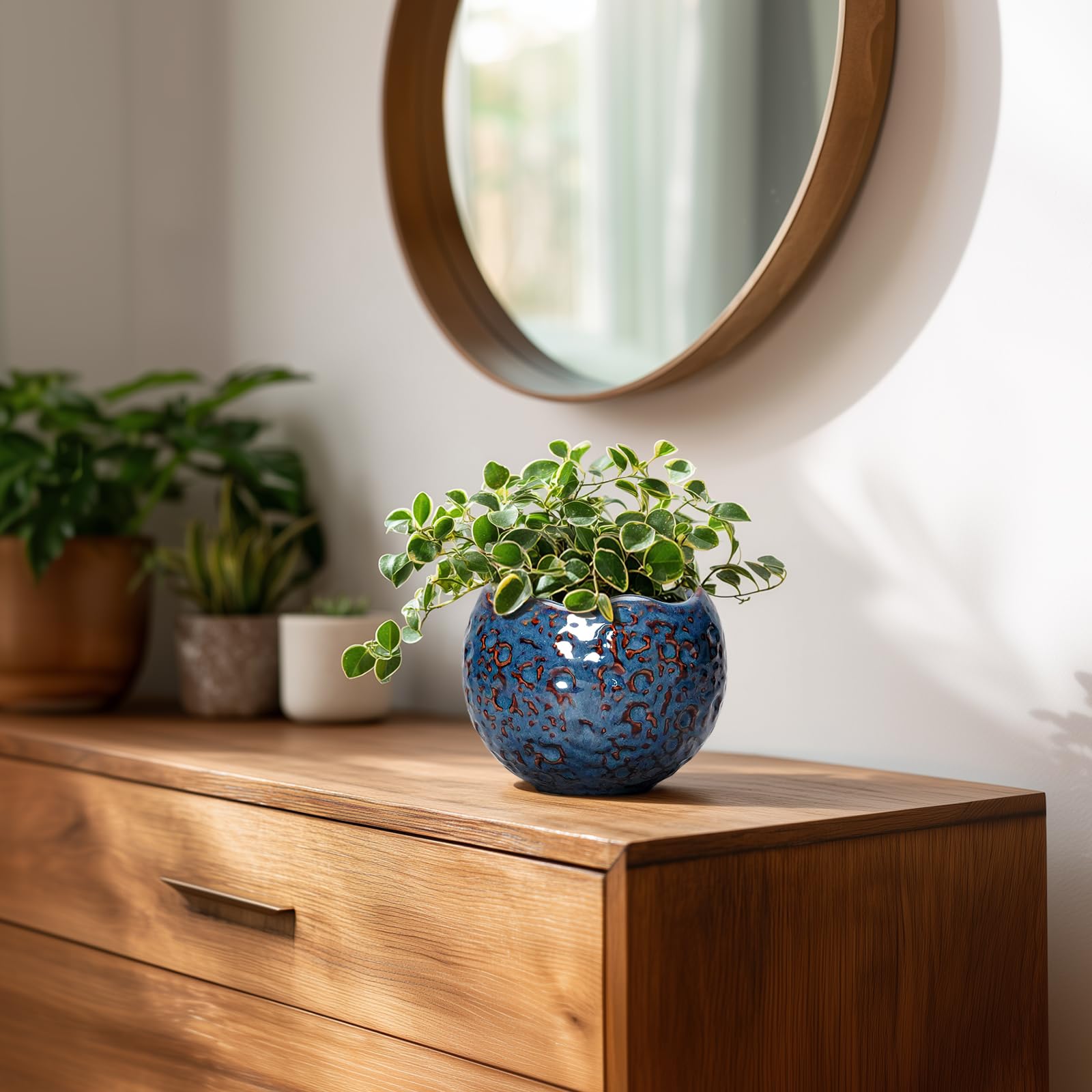 Thirtypot 4-inch pot ideal for succulents and herbs.