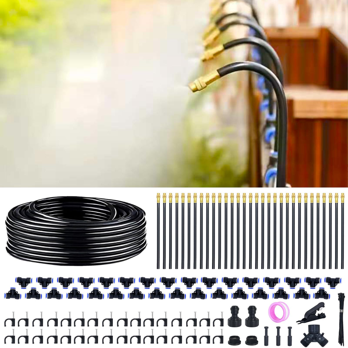 Thiswing 360-degree adjustable nozzle for precise watering coverage