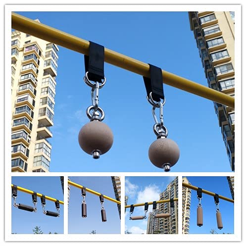 THJJSS pulley system setup with straps for smooth operation