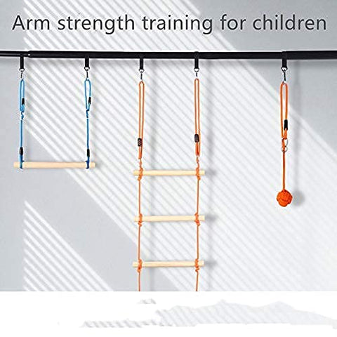 THJJSS straps supporting sandbags for home gym training
