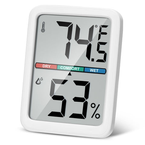 Thlevel digital thermometer hygrometer display panel with clear readings