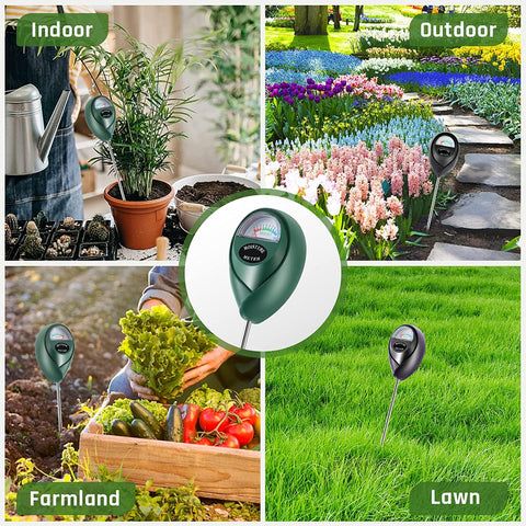 Thlevel battery-free meter ready for outdoor use and reliable readings.