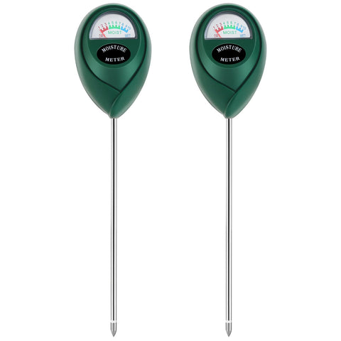 Thlevel plant moisture meter close-up with color dial for quick readings.