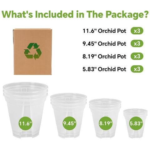 THMFHMW durable reusable plastic pot for long term garden use.