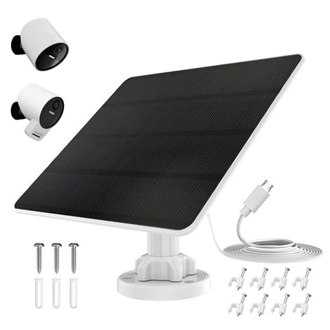 Thnluch solar panel for SimpliSafe Series 2 compatibility ensures steady camera power.