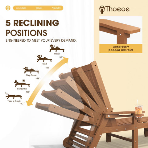 THOEOE oversized design supports up to 450 lbs for versatile use.