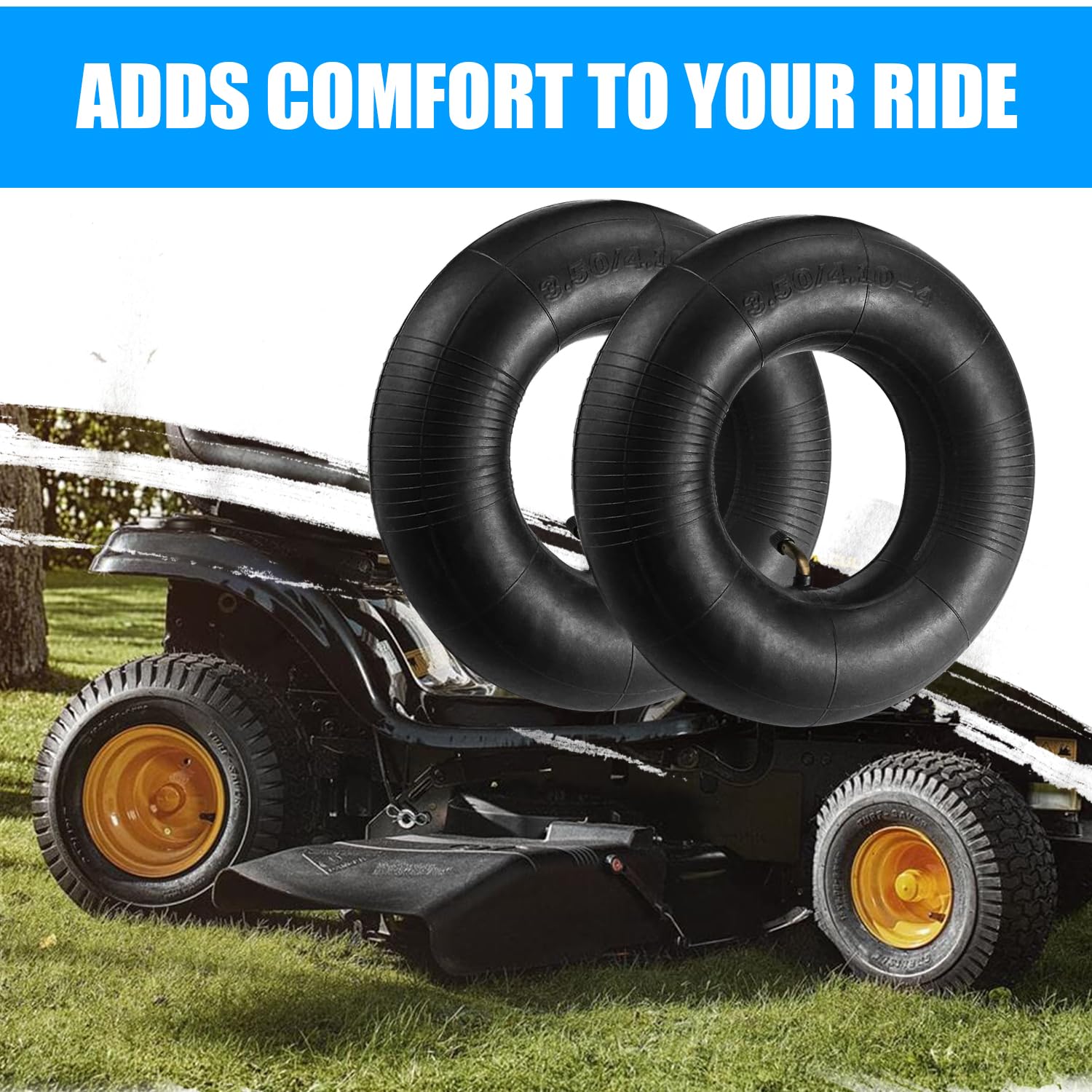 Thouyadyeh 4-inch tube compatible with wheelbarrows and carts for reliability.