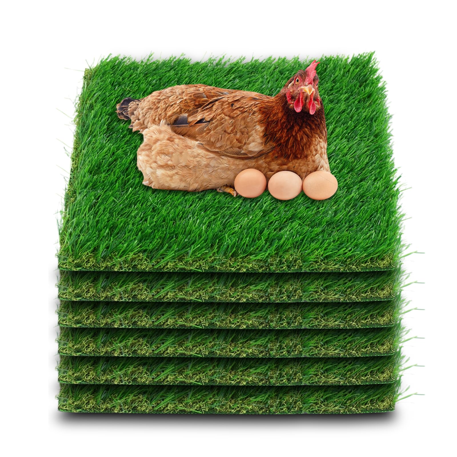 Three Oranges nesting pad grass closeup emphasizes realistic texture for cozy nesting.