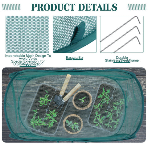 Threehoney expanded mesh cover demonstrates breathable protection for crops.