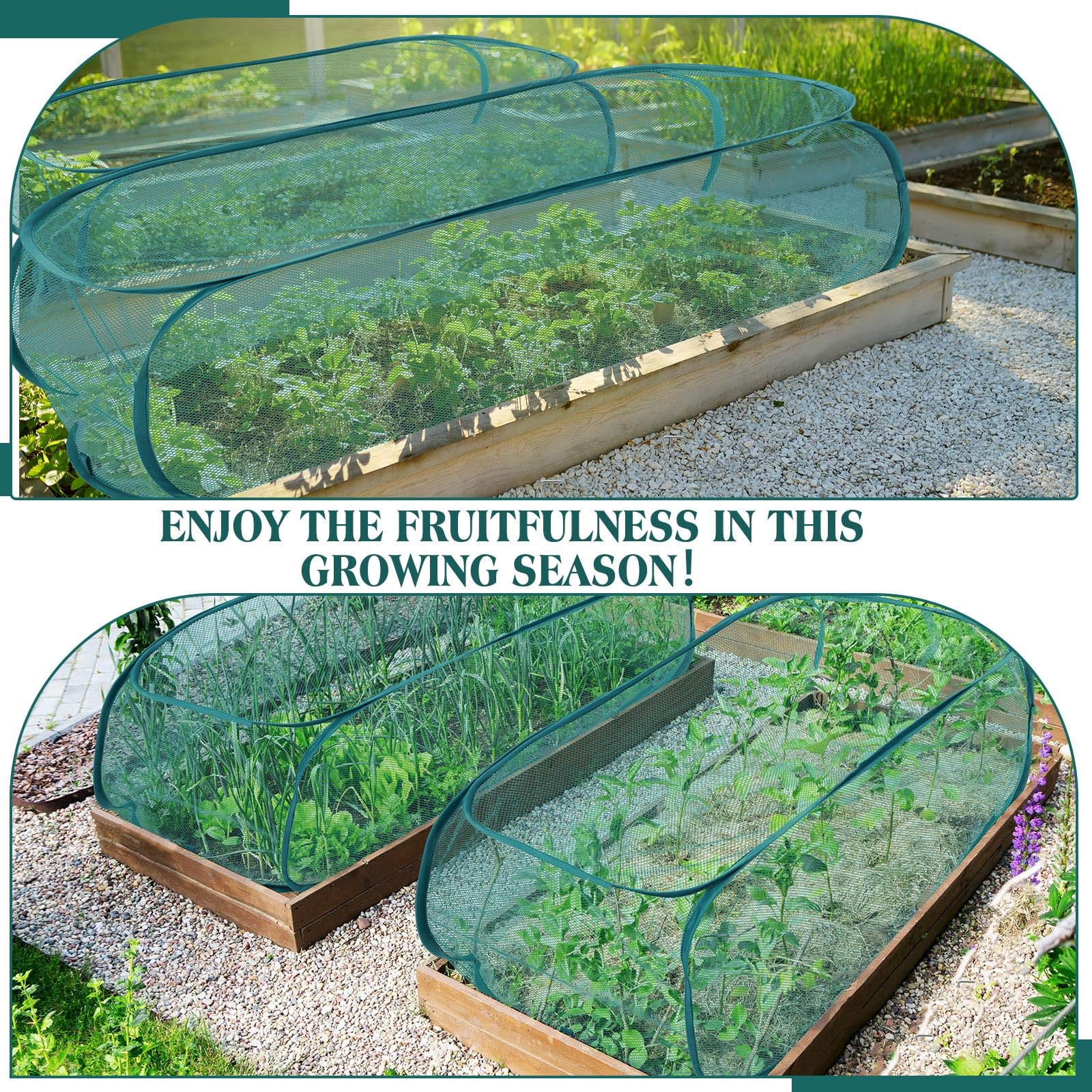 Threehoney foldable garden cover handy for storage when not in use.