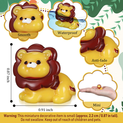 Threehoney lion figurine 03 ideal decoration detail for shelves or borders.