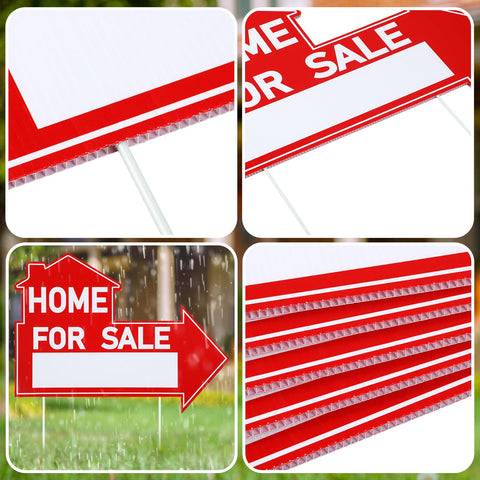 Threehoney weatherproof plastic house sign resists wind and rain