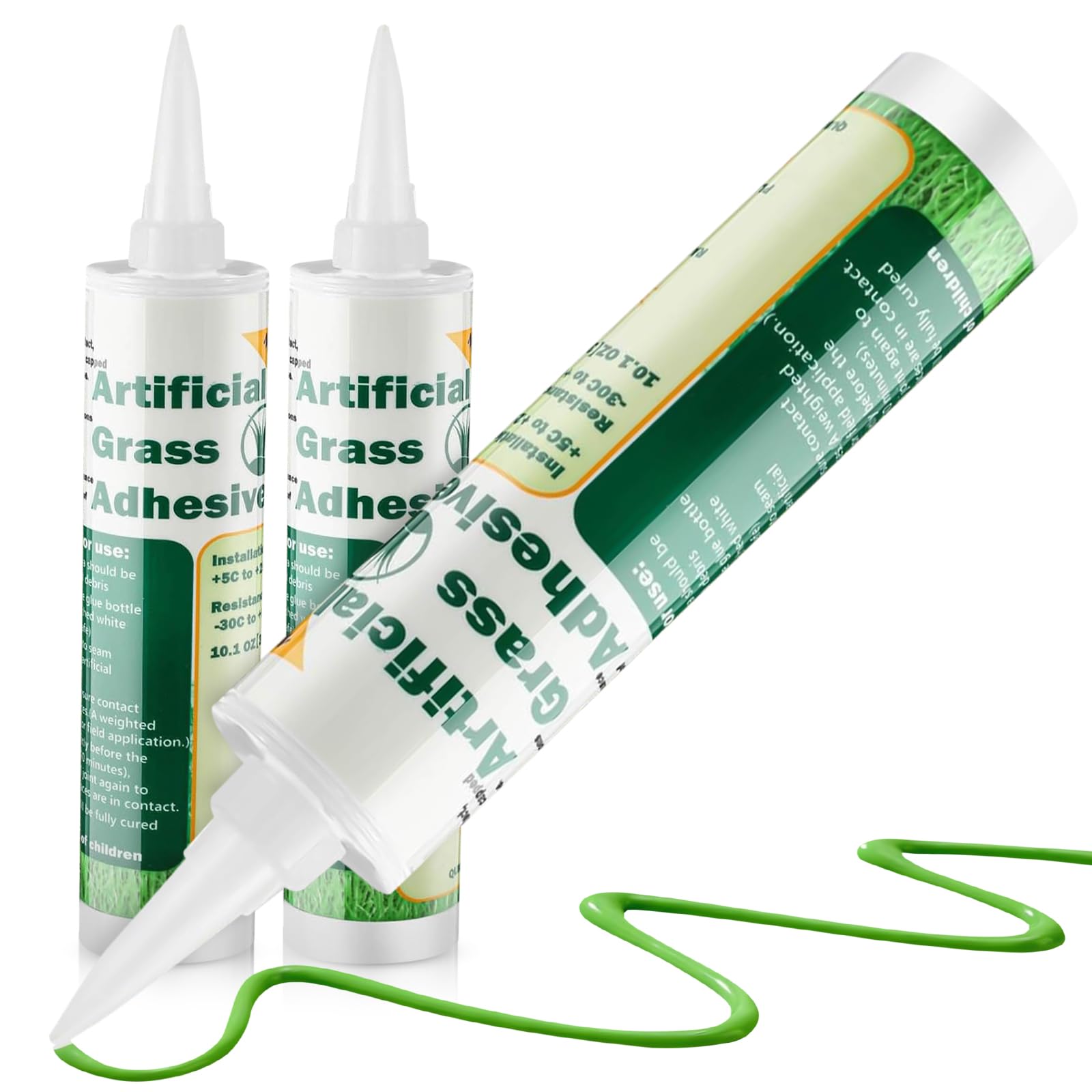 Threlaco turf glue two tubes for easy lawn bonding