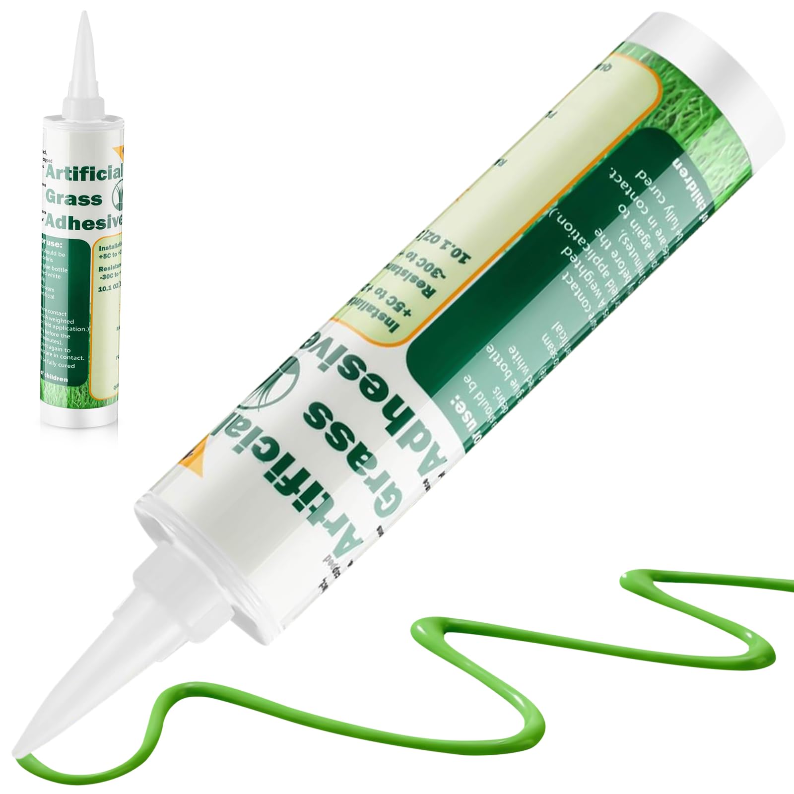 Threlaco turf glue tube 10 oz ready for seamless lawn bonding.