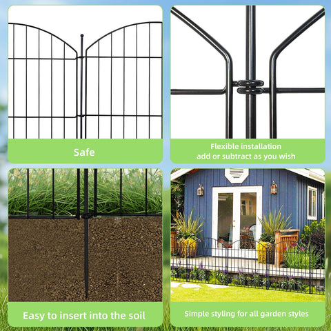 Thrivinest 30-inch metal stakes securely anchor panels for sturdy installation.