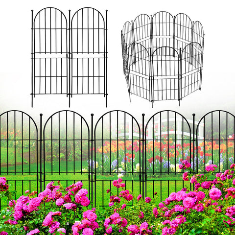 Thrivinest decorative garden fence arch panel for clean borders in yards.