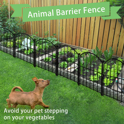 Thrivinest rustproof finish fence resists sun and wind for lasting outdoor use.