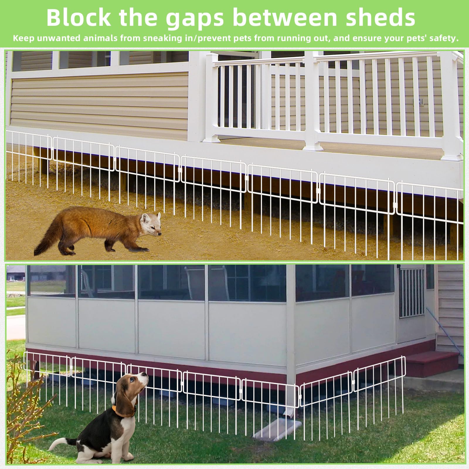 Thrivinest fence panels demonstrate no-dig installation with flexible connection options.