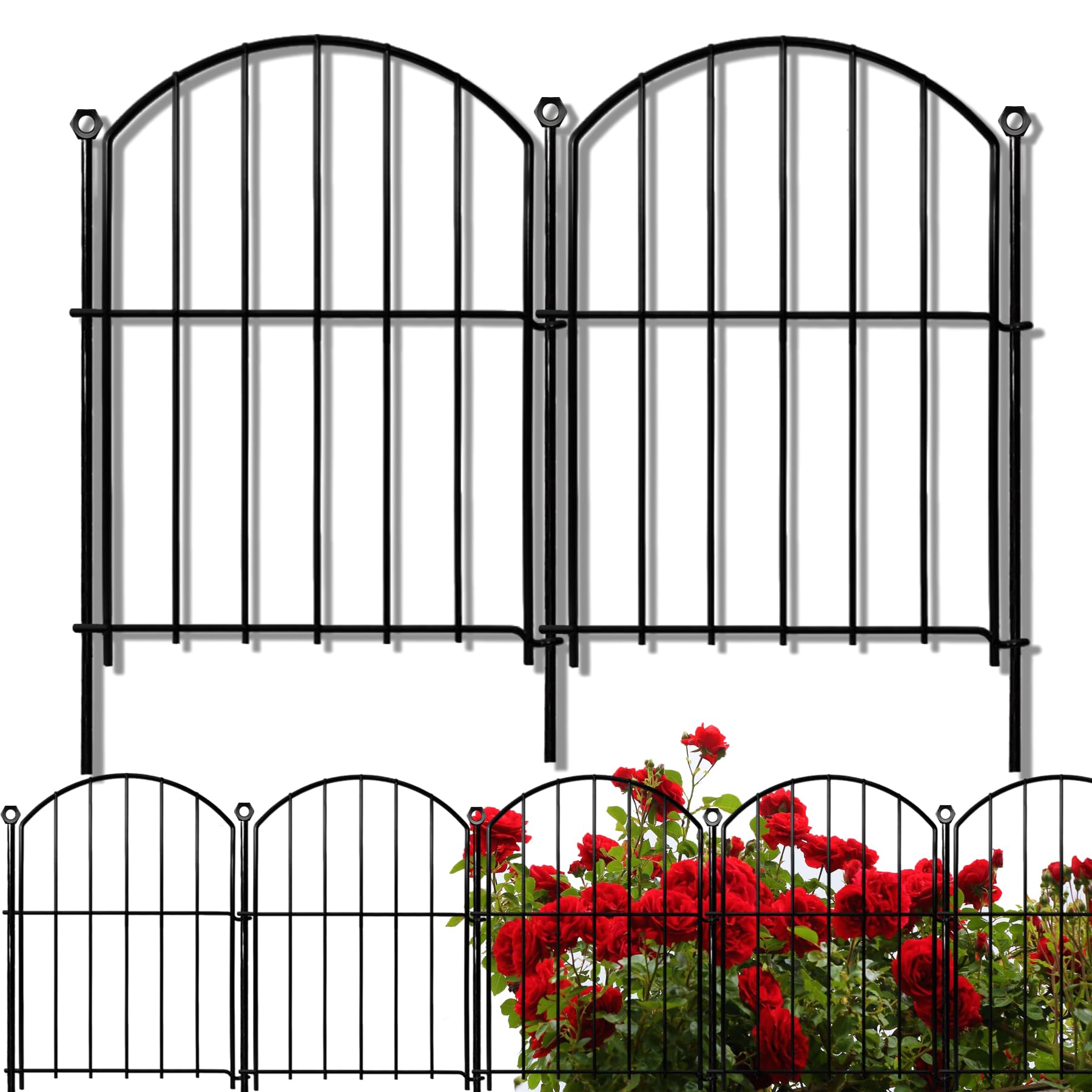 Thrivinest easy-maintenance fence stores compactly when not in use.