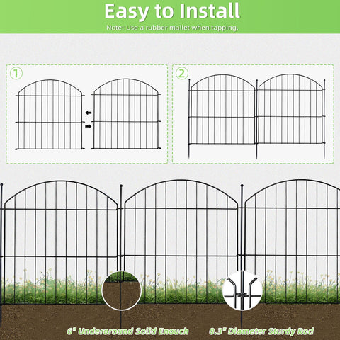 Thrivinest 24x24 inch panels form a 10-foot flexible garden border.