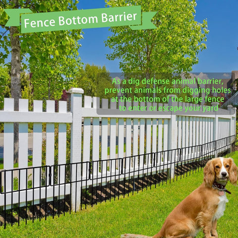 Thrivinest rustproof metal fence surface showing weather-resistant finish