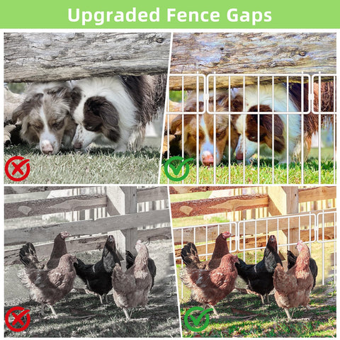 Thrivinest rustproof-painted metal fence maintains a clean look in all weather conditions.