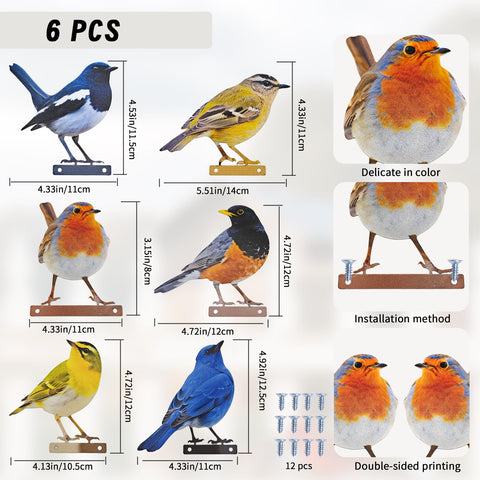 Throjin metal bird wall art enhances rustic garden aesthetics and durability.